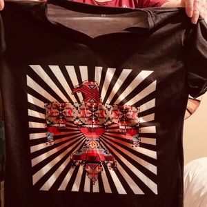 Black short sleeve shirt